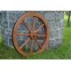 Drevené koleso Garth 45 cm - štýlová rustikálna dekorácia