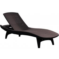 Polyratanové ležadlo PACIFIC hnedá