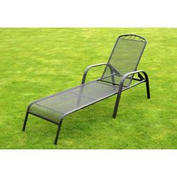 Záhradné kovové polohovateľné ležadlo ZWMC - 53
