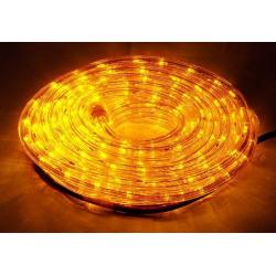 LED svetelný kábel - 240 diód, 10 m, žltý