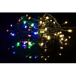 NEXOS Vianočná reťaz 19,9 m, 200 LED, 9 blikajúcich funkcií