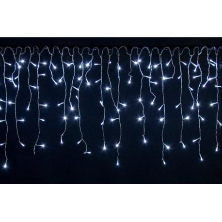 Vianočný svetelný dážď 200 LED studená biela - 5 m