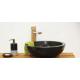 Umývadlo z prírodného kameňa Gemma 501 leštený mramor Ø 40 cm Black