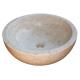Umývadlo z prírodného kameňa Gemma 501 leštený mramor Ø 40 cm Cream