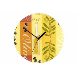 Nástenné hodiny WENKO 27 cm - oliva