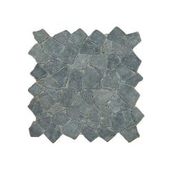 Mozaika Garth z andezitu - čierna / tmavo sivá-  obklady 1 m2