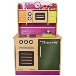 Detská kuchynka, drevená, 61 x 100 x 33 cm