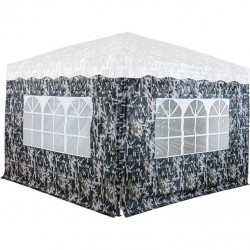 Bočná stena s 3 oknami urban pre stan INSTENT BASIC