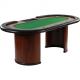 XXL pokerový stůl Royal Flush, 213 x 106 x 75cm, zelená
