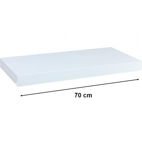 Nástěnná police STILISTA VOLATO - bílá 70 cm
