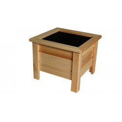 Drevený kvetináč Maceta - 40 x 40 x 37 cm