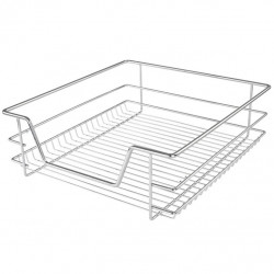 JAGO sada 4 teleskopických zásuviek, 46 x 44 x 14 cm, chróm