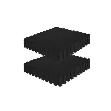 Gorilla Sports Sada ochranných podložiek, 16 kusov, čierne
