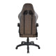 Ergonomická kancelárska stolička s vankúšikmi, hnedá