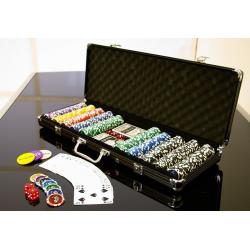 Poker set 500 ks  v hodnote 5 – 1000 OCEAN BLACK EDITION