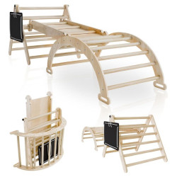 Detská lezecká sada 4 v 1, do interiéru, štýl Montessori