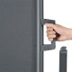 Výsuvná bočná zástena, 300 x 180 cm, tmavosivá
